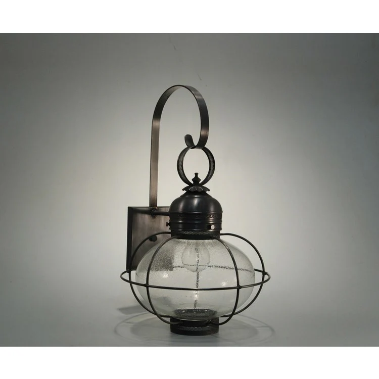 Caged Onion Single-Light Extra-Large Outdoor Wall Lantern - Frankwebs