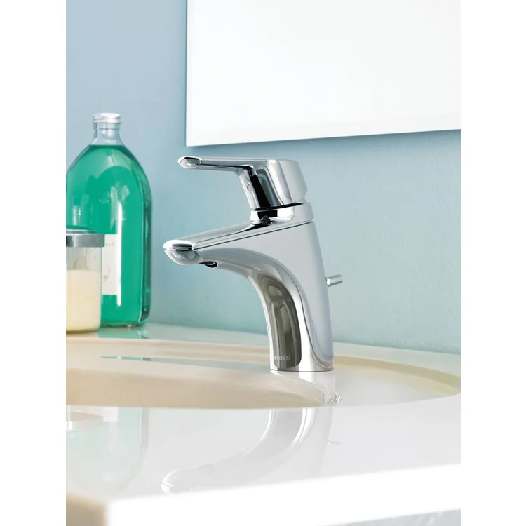 Lavatory Faucet Method 1 Lever ADA Chrome 1.5 Gallons per Minute Low Arc - Frankwebs