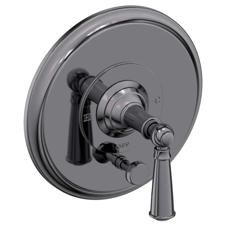 Aylesbury Pressure Balance Tub/Shower Valve Trim Only with Lever Handle - Polished Gold PVD - Frankwebs