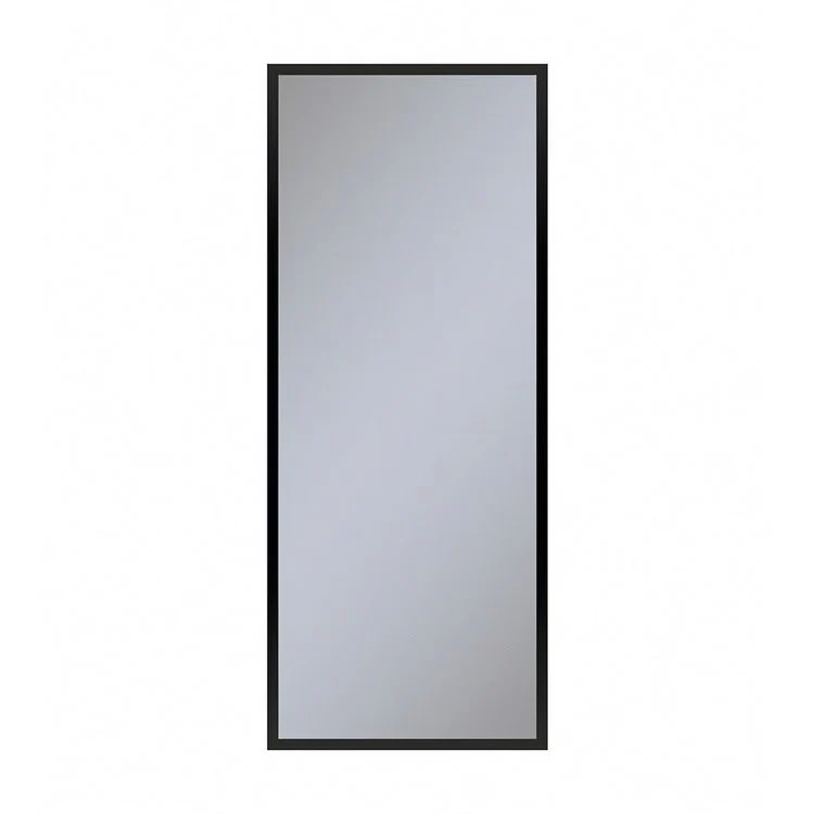 Medicine Cabinet Profiles 20W x 48H x 4D Inch 1 Doors Mirror Matte Black Flat Top Right Hand Side Electric - Frankwebs