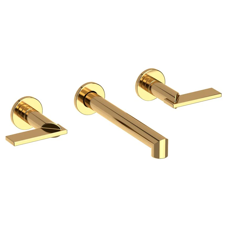 Keaton Two Handle Wall-Mount Bathroom Faucet - Midnight Chrome - Frankwebs