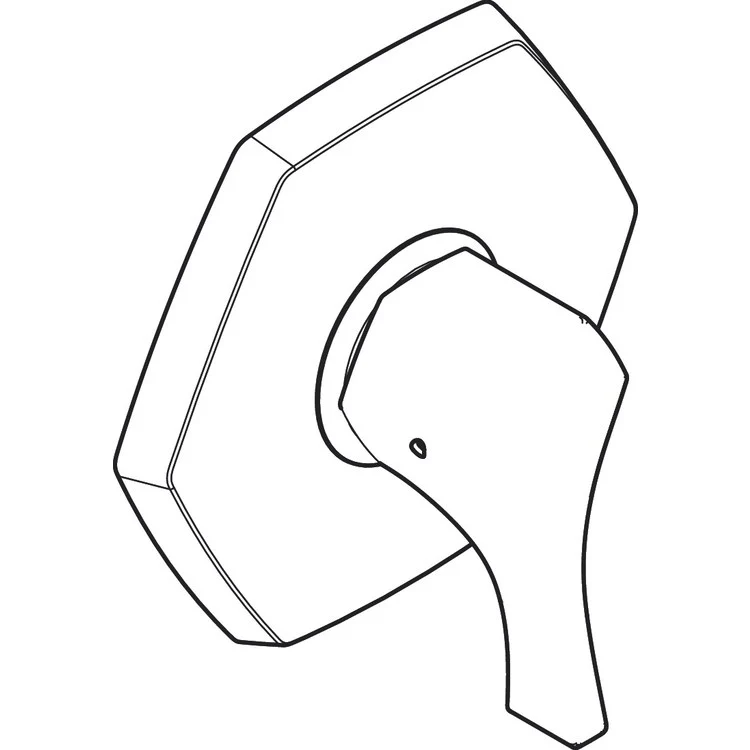 Pressure Balance Valve Trim Locarno 1 Lever Polished Nickel ADA 5.44 Gallons per Minute - Frankwebs