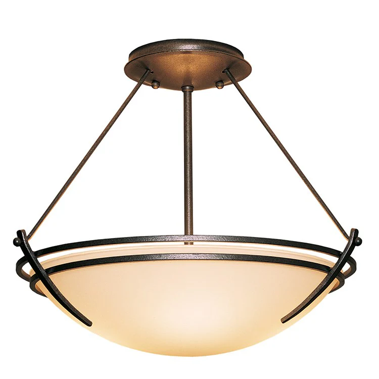 Presidio Tryne Two-Light Semi-Flush Mount Ceiling Lighting Fixture - Frankwebs