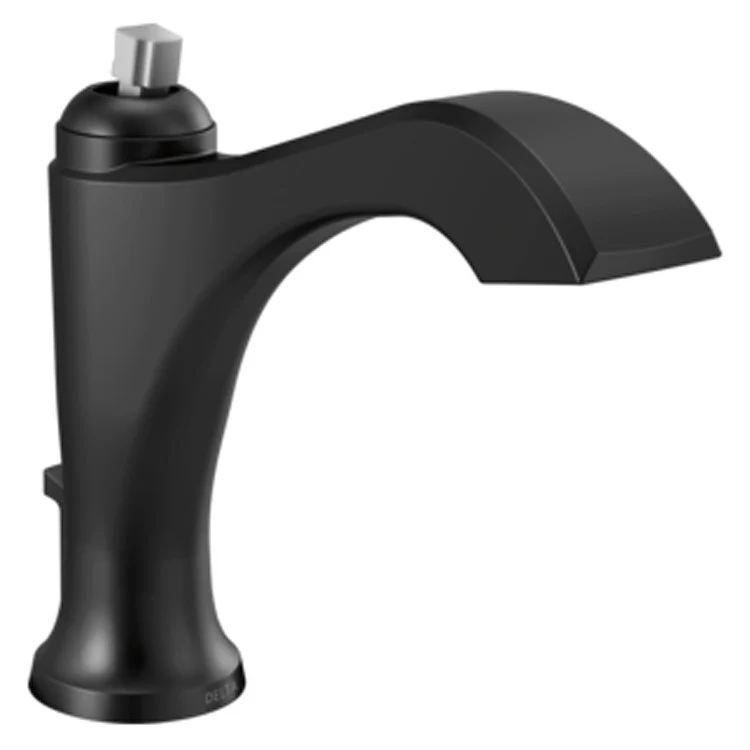 Lavatory Faucet Dorval 4 Inch Spread Less Handle ADA WaterSense Matte Black 1.2 Gallons per Minute Metal Pop-Up - Frankwebs