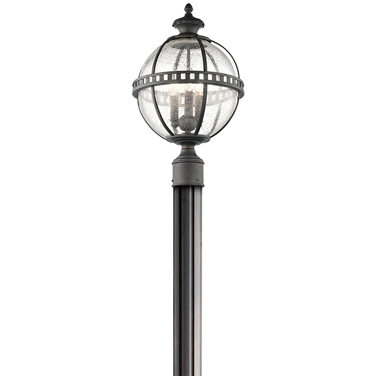 Halleron Three-Light Outdoor Post Lantern - Frankwebs