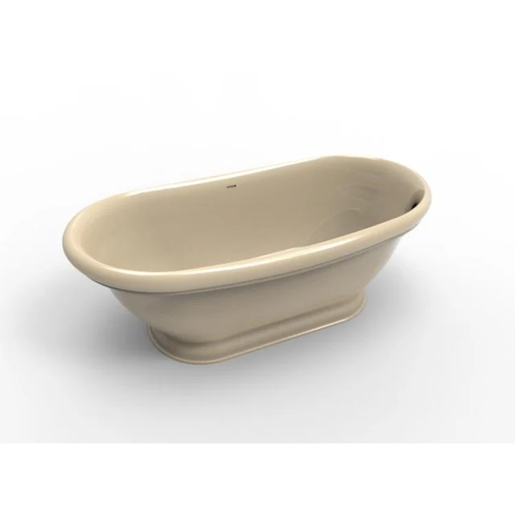 Air Tub Metro Collection Georgetown Freestanding Almond Oval Hydroluxe SS 69 x 35 x 24-3/4 Inch - Frankwebs