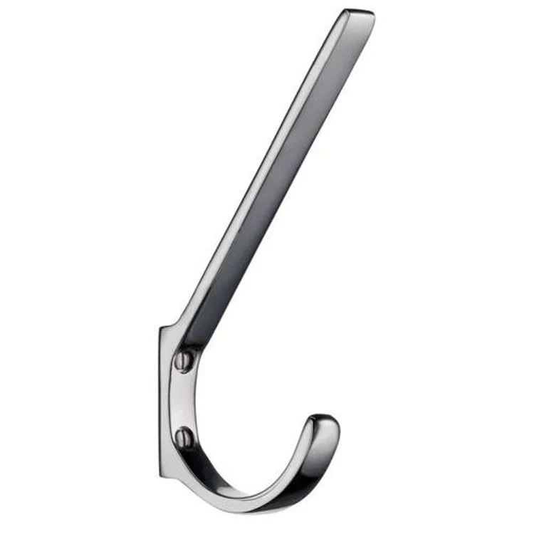 Coat Hook Single Polished Chrome 6 Inch 2-3/4 Inch Wall Mount Brass - Frankwebs