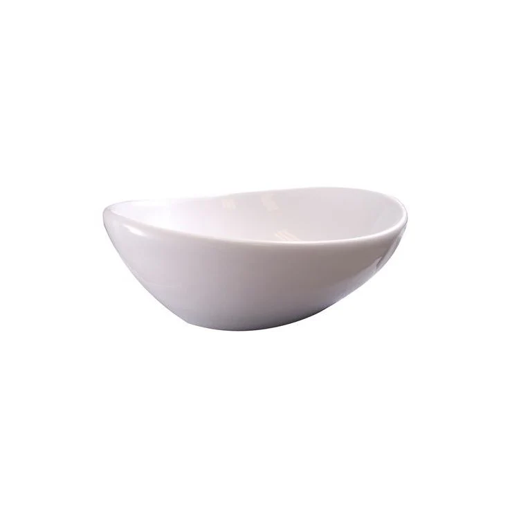 Vessel Trina Above Counter 15-7/8 Inch White Vitreous China - Frankwebs