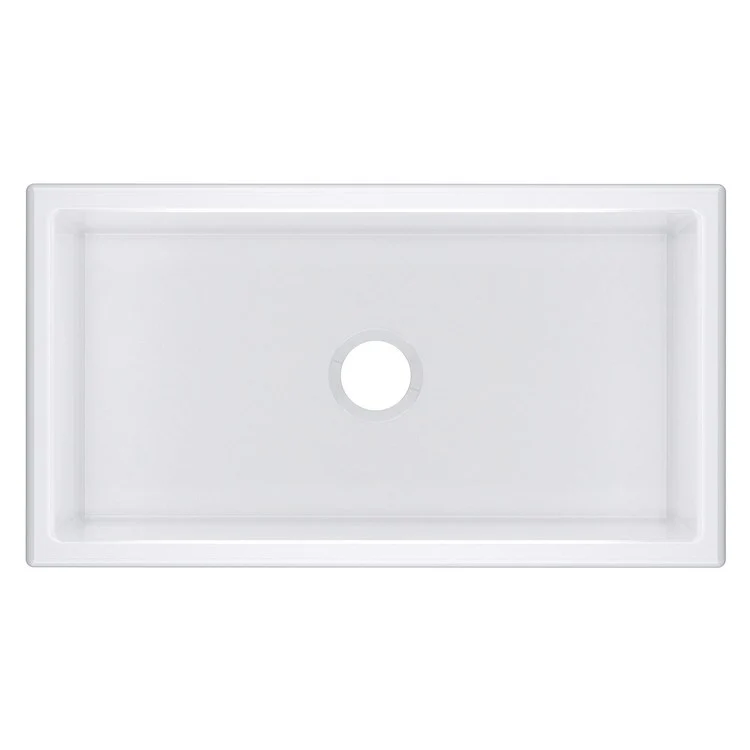 Kitchen Sink Shaker 33 Inch 1 Bowl White Undermount Rectangular Fireclay - Frankwebs