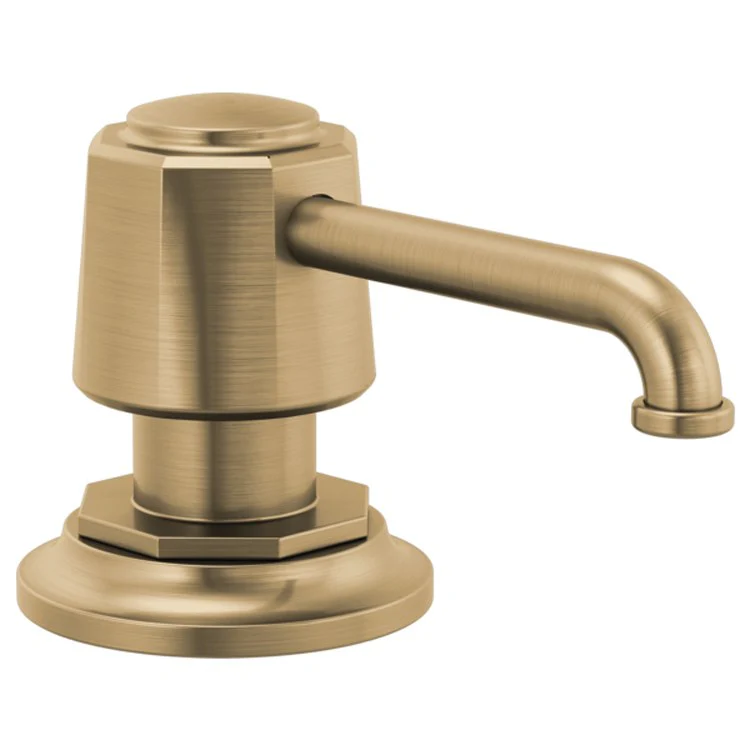Soap Dispenser Rook Polished Chrome Deck Mount Plastic Metal with Lotion Pump 13 Ounce - Frankwebs