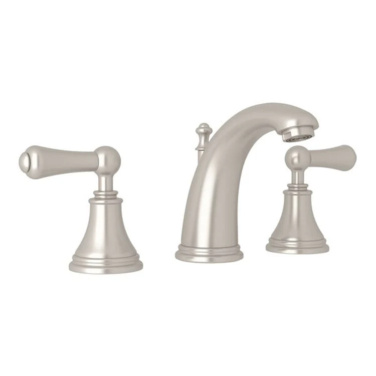 Lavatory Faucet Georgian Era 6-15 Inch Spread 2 Lever English Bronze 1.2 Gallons per Minute High Neck Spout - Frankwebs