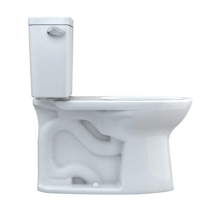 Toilet Drake 2 Pieces Universal Height Cotton Elongated ADA 30-1/8 Inch 1.28 Gallons per Flush 10 Inch Rough Left Hand Chrome Less Seat - Frankwebs