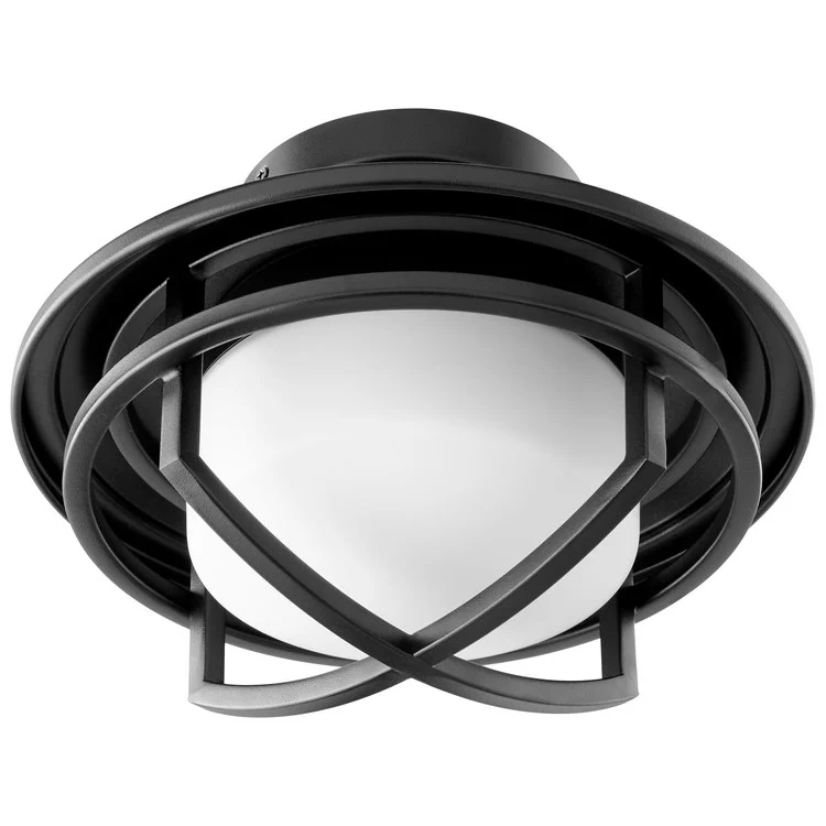 Fleet Single-Light LED Ceiling Fan Cage Light Kit - Satin Nickel - Frankwebs