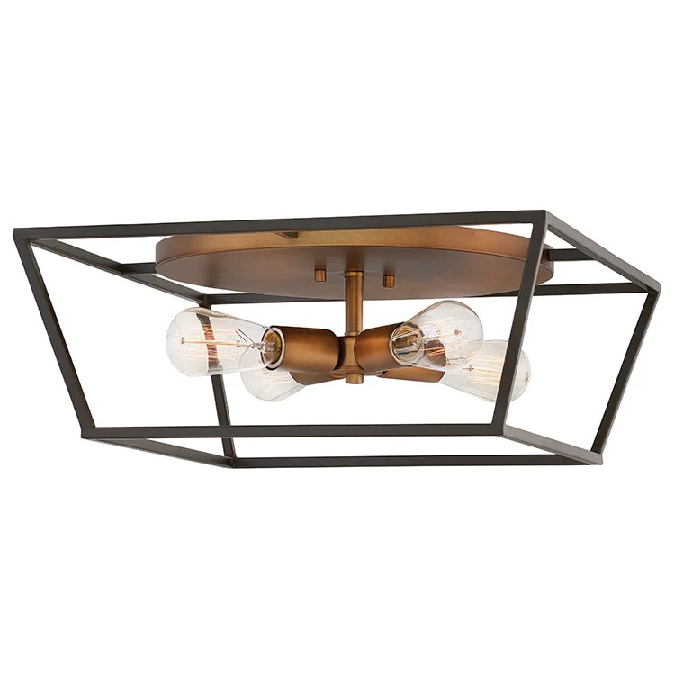 Fulton Four-Light Flush Mount Ceiling Fixture - Frankwebs