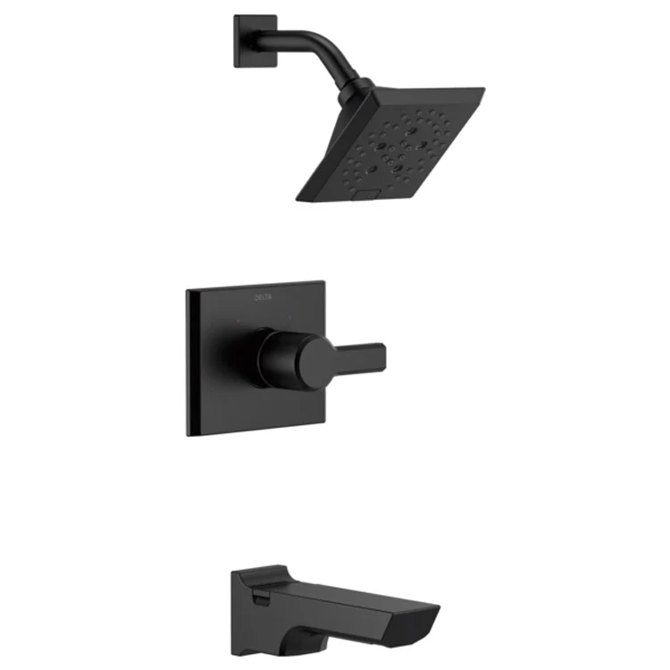 Tub and Shower Trim Pivotal Monitor 14 TempAssure with Touch-Clean 1 Lever Matte Black ADA 1.75 Gallons per Minute - Frankwebs
