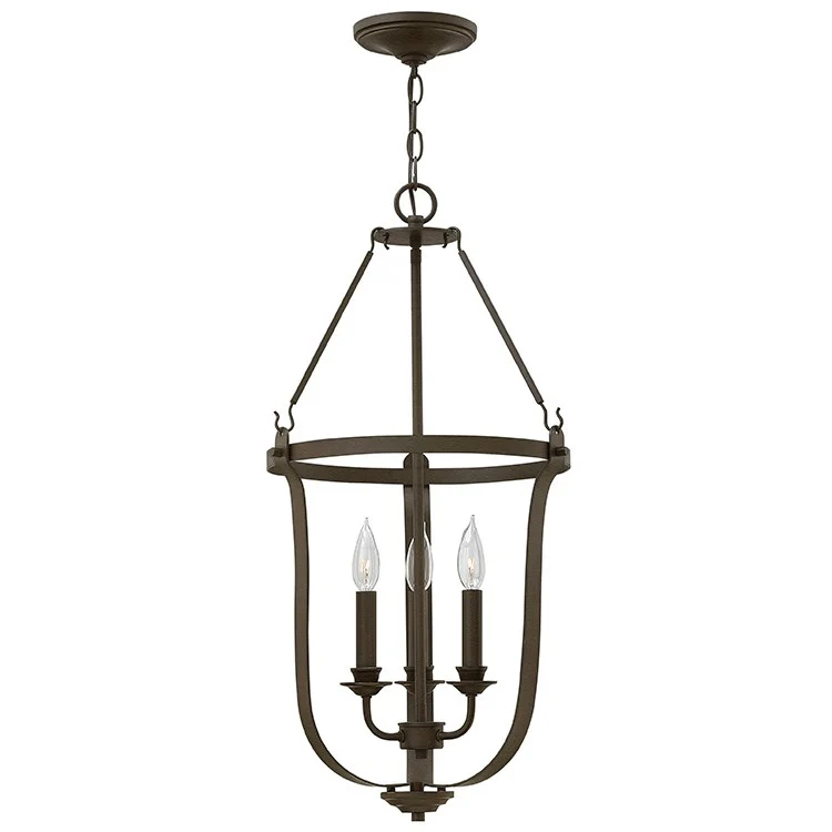 Fenmore Three-Light Single-Tier Foyer Pendant - Frankwebs