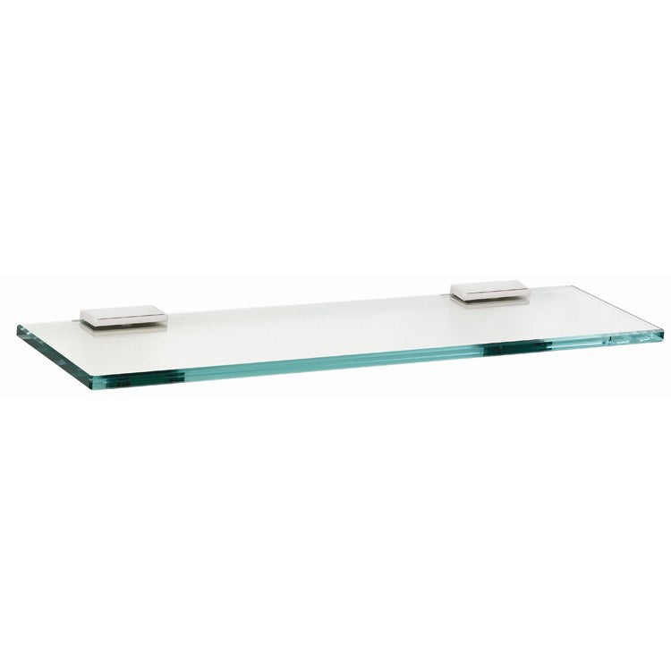Shelf Arch Bath with Brackets Unlacquered Brass 24 Inch Brass/Glass - Frankwebs
