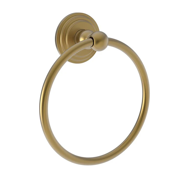 Towel Ring Alveston 6 Inch Closed French Gold PVD Brass 2-7/16 Inch - Frankwebs