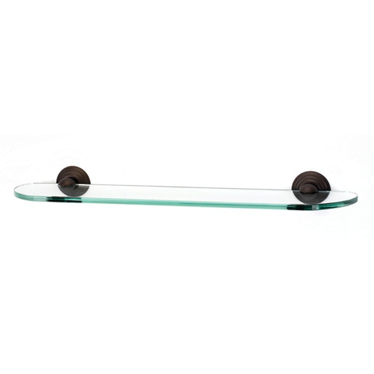 Shelf Embassy Bath with Brackets Satin Nickel 24 Inch Brass/Glass - Frankwebs