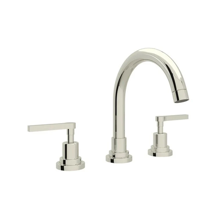 Lavatory Faucet Lombardia 2 Metal Lever Polished Chrome 1.2 Gallons per Minute C-Spout - Frankwebs