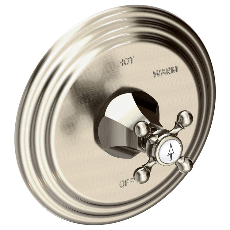 Pressure Balance Valve Trim Metropole Arrow Insert 1 Cross English Bronze ADA Depth 3-5/8 Inch - Frankwebs