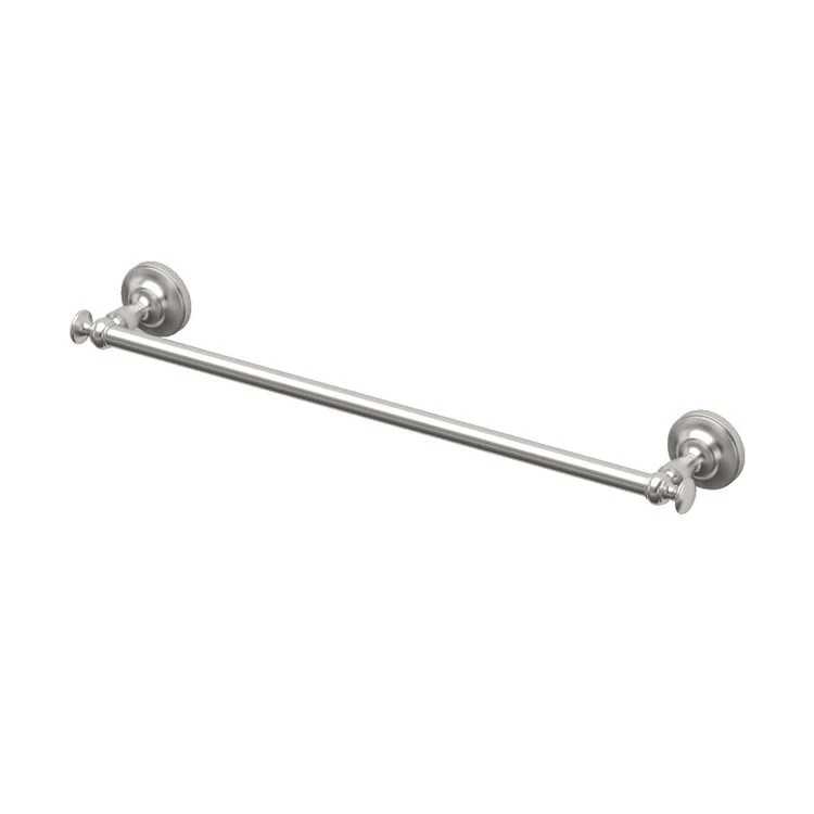 Towel Bar Tavern 18 Inch Satin Nickel Wall Mount Metal - Frankwebs