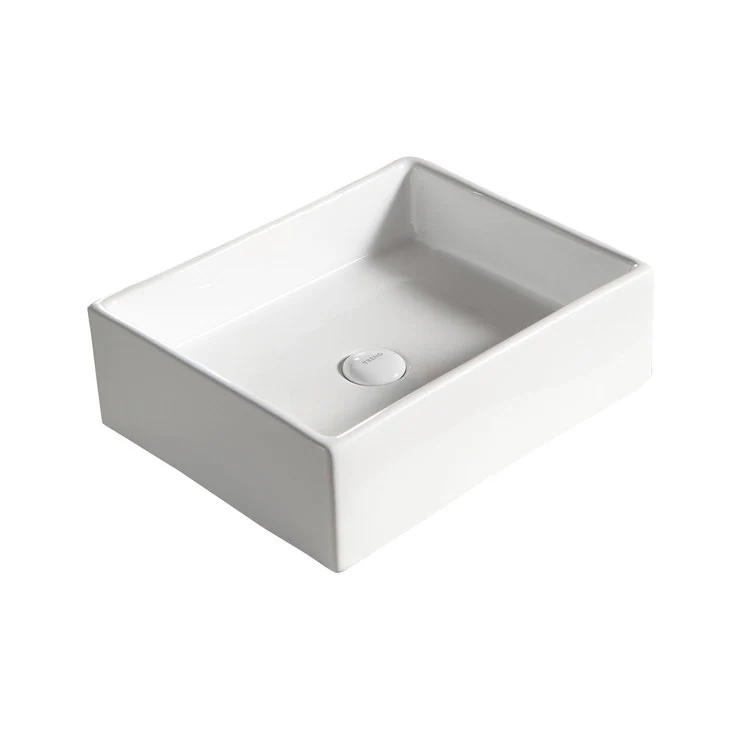Lavatory Sink Redkey Above Counter 18-1/2 Inch Rectangle White - Frankwebs