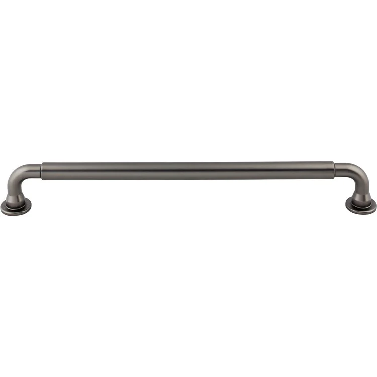 Pull Serene Lily Appliance for Decorative Hardware Brushed Satin Nickel Zinc Alloy 12 Inch - Frankwebs
