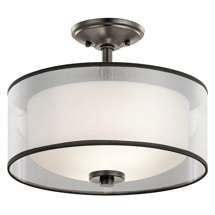 Tallie Two-Light Semi-Flush Mount Ceiling Fixture - Frankwebs