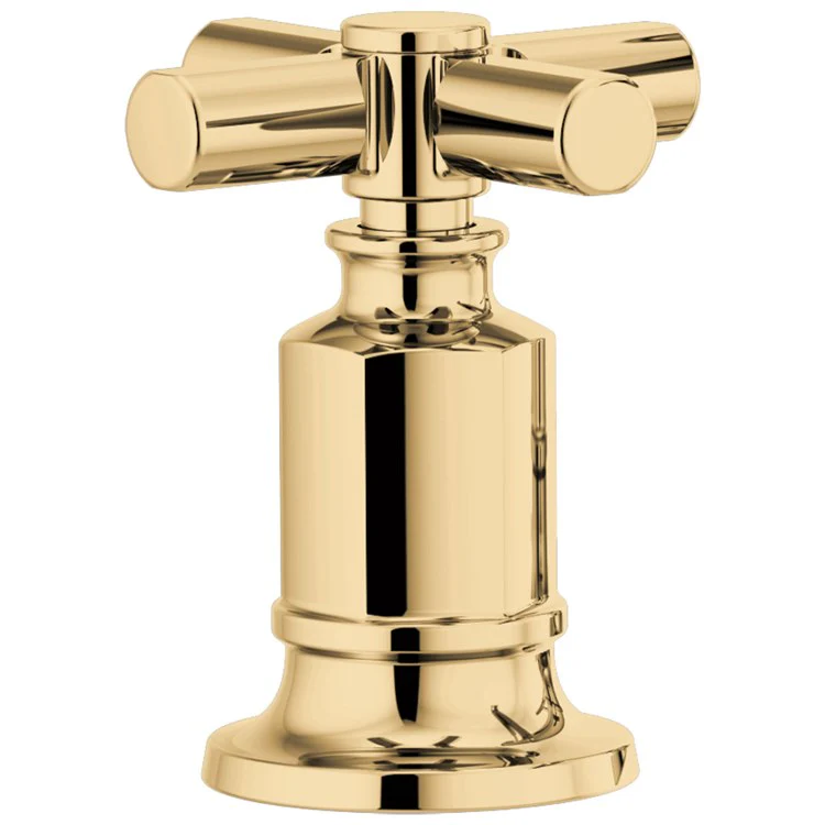 Handle Kit Invari Zinc 2 Cross Brilliance Luxe Gold for Roman Tub Filer - Frankwebs