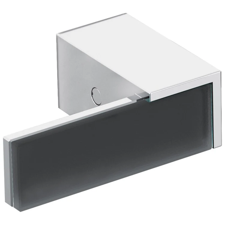 Handle Kit Siderna Zinc 2 Solar Gray Glass Lever Matte Black ADA for Wall Mount Tub Filler - Frankwebs