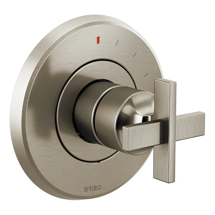 Pressure Balance Valve Trim Levoir with Monitor Technology Less Handle Brilliance Luxe Nickel ADA - Frankwebs