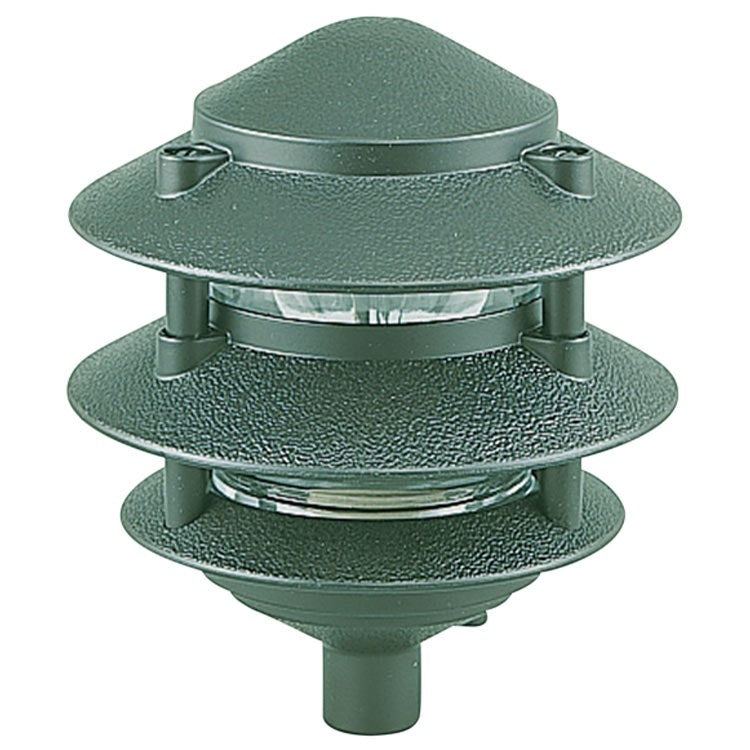 Path Light Landscape Lighting Outdoor 1 Lamp Black Glass or Shade Clear Diffuser - Frankwebs