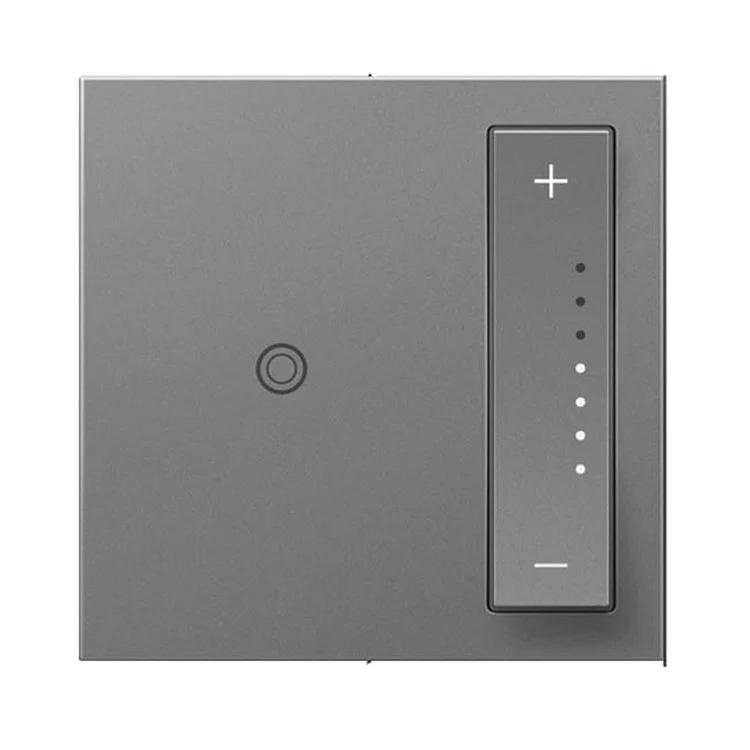 Dimmer Switch adorne SofTap/3-Wire 700 Watt Incandescent/Halogen/MLV/Fluorescent/ELV/CFL/LED Magnesium 4.20 x 1.77 Inch - Frankwebs