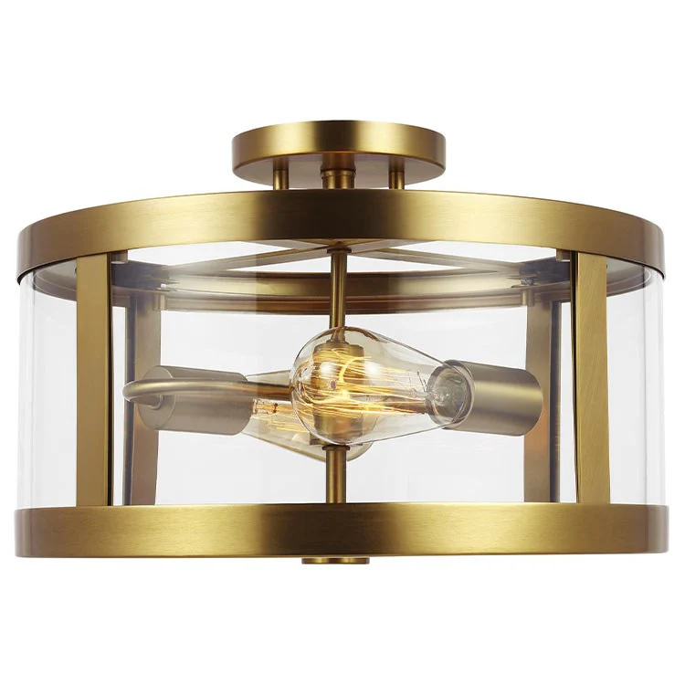 Harrow Two-Light Semi-Flush Mount Ceiling Fixture - Frankwebs