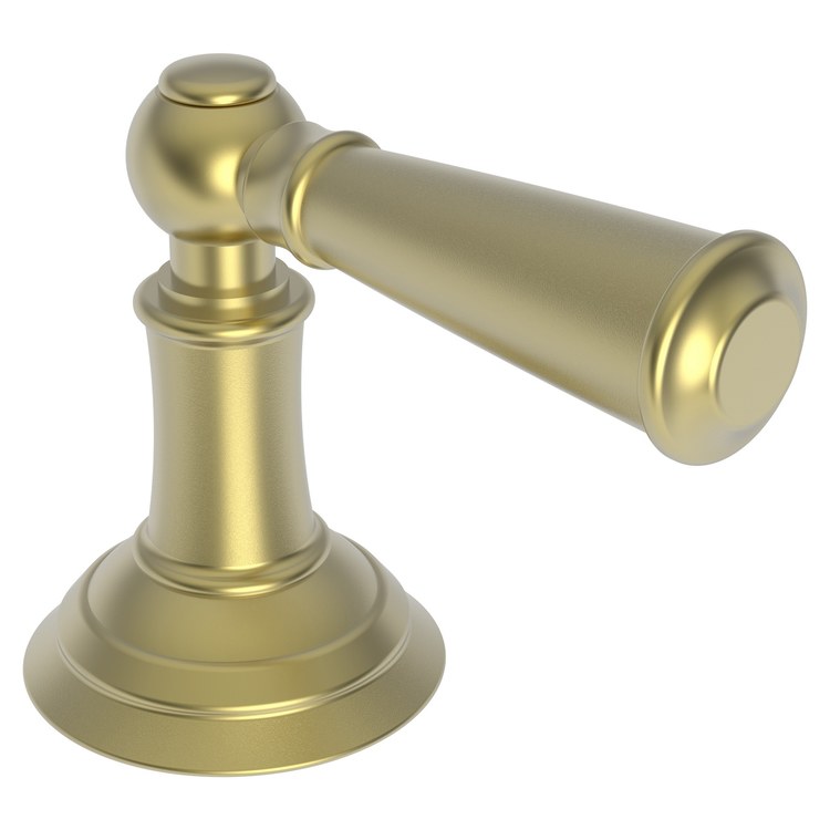 Diverter Handle Aylesbury Brass Flow Control Lever Matte White Round Escutcheon - Frankwebs