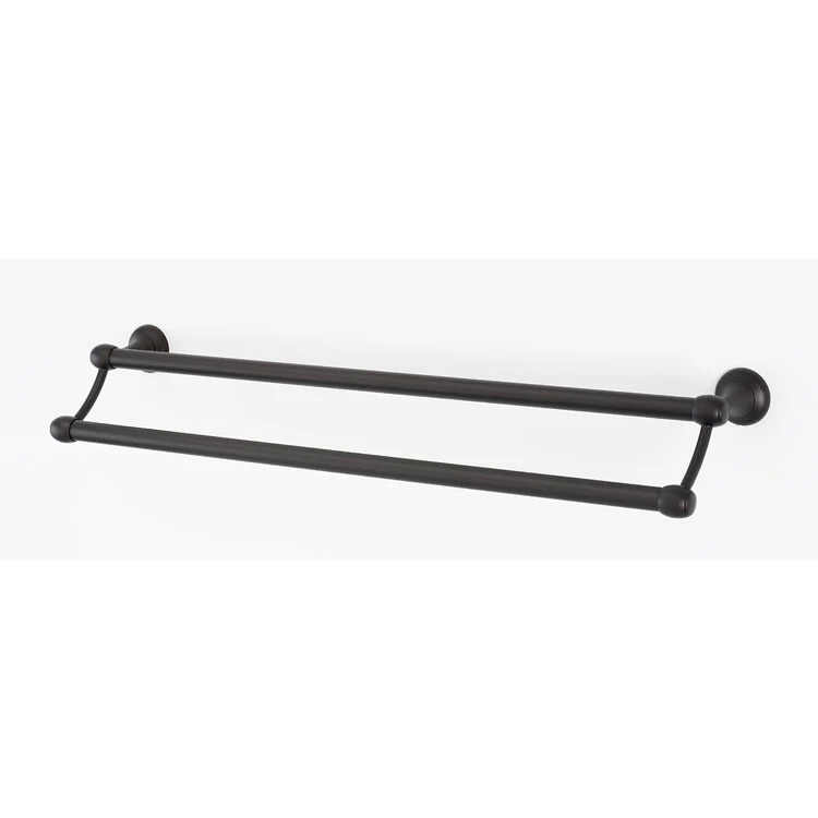 Towel Bar Royale Bath 24 Inch Double Satin Nickel Brass 5-9/16 Inch - Frankwebs