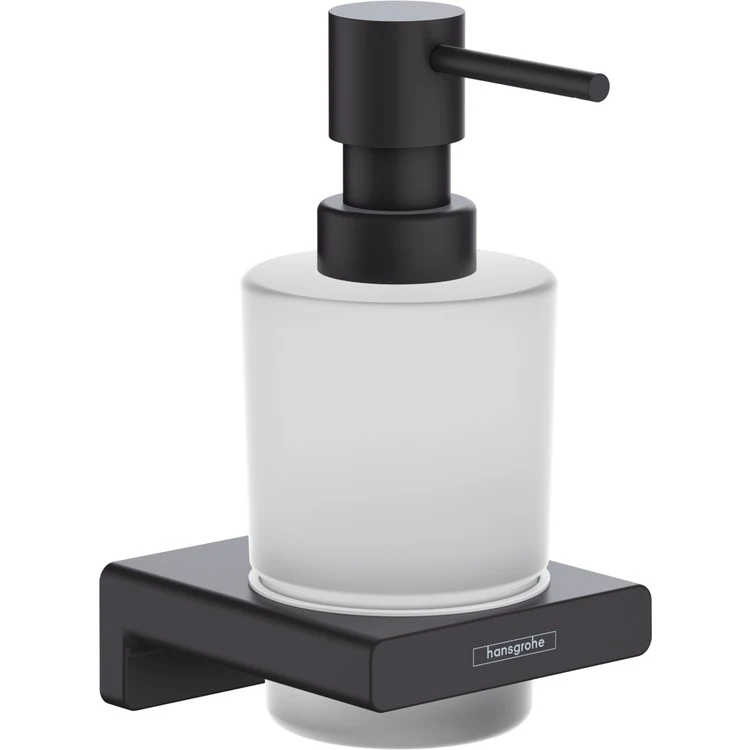 Soap Dispenser AddStoris Chrome Wall Mount Glass Metal Pump 6.75 Fluid Ounces - Frankwebs