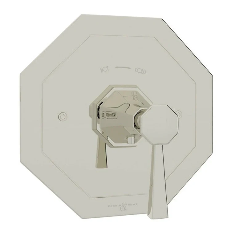 Thermostatic Trim Deco 3/4 Inch without Volume Control 1 Lever English Gold Brass - Frankwebs