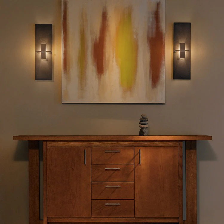 Aperture Single-Light Vertical Wall Sconce - Frankwebs