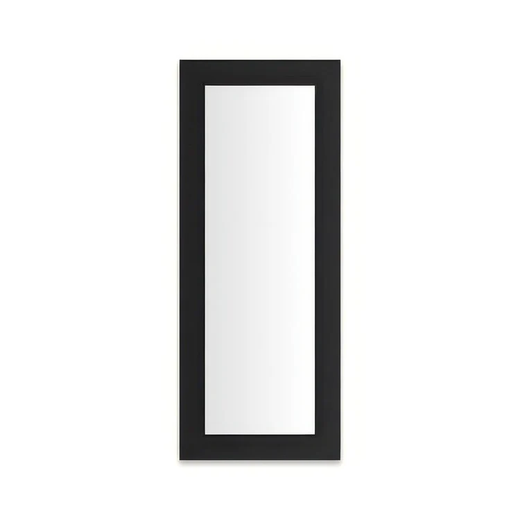 Medicine Cabinet Main Line 16 x 40 Inch 1 Doors Framed Mirror Brushed Black Flat Top Merion Frame Slow Close Hinges Sliding Magnification Mirror Magnetic Strip Interior Lighting USB Charging ports Electrical Outlets Phone Holder 4 Inch - Frankwebs