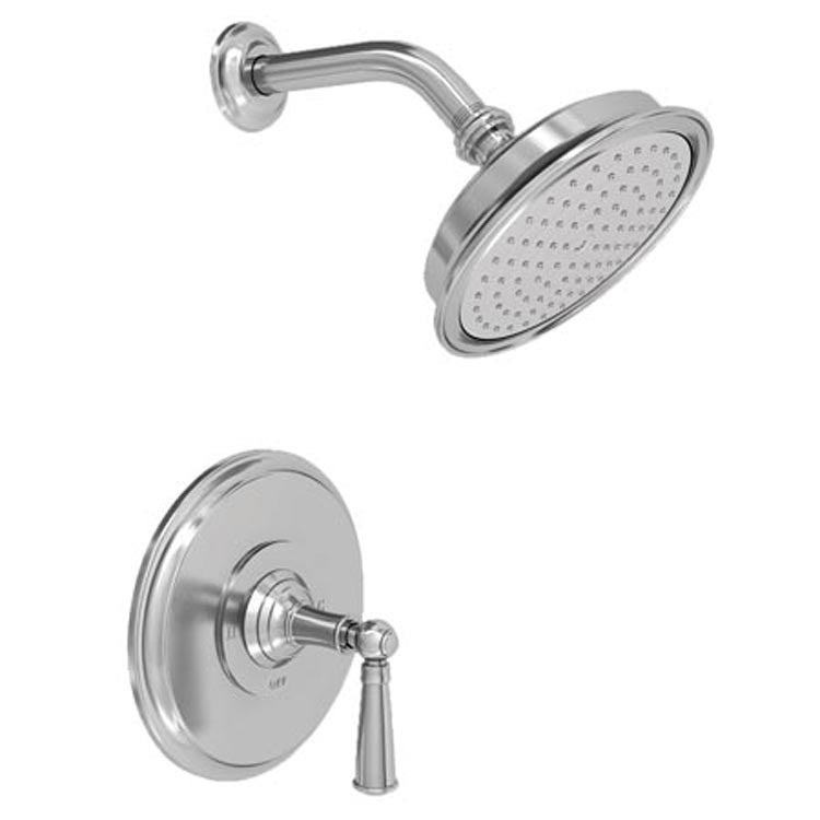 Aylesbury Pressure Balance Shower Trim with Lever Handle - Polished Brass Uncoated - Frankwebs