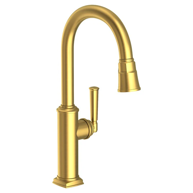 Kitchen Faucet Zemora 1 Lever ADA Antique Nickel Pull Down Spout Height 10-4/9 Inch 1.8 Gallons per Minute - Frankwebs
