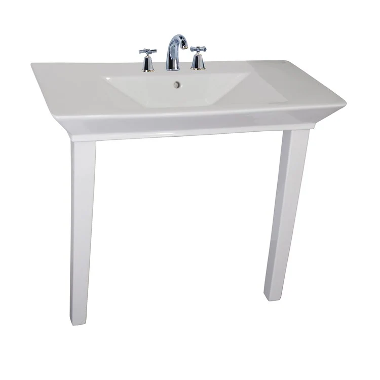 Console Sink Opulence His 39-1/2 Inch 8 Inch Spread Rectangle White - Frankwebs