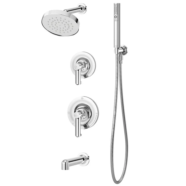 Museo Temptrol Pressure Balance Tub/Shower/Handshower Trim without Mixing Valve - Frankwebs