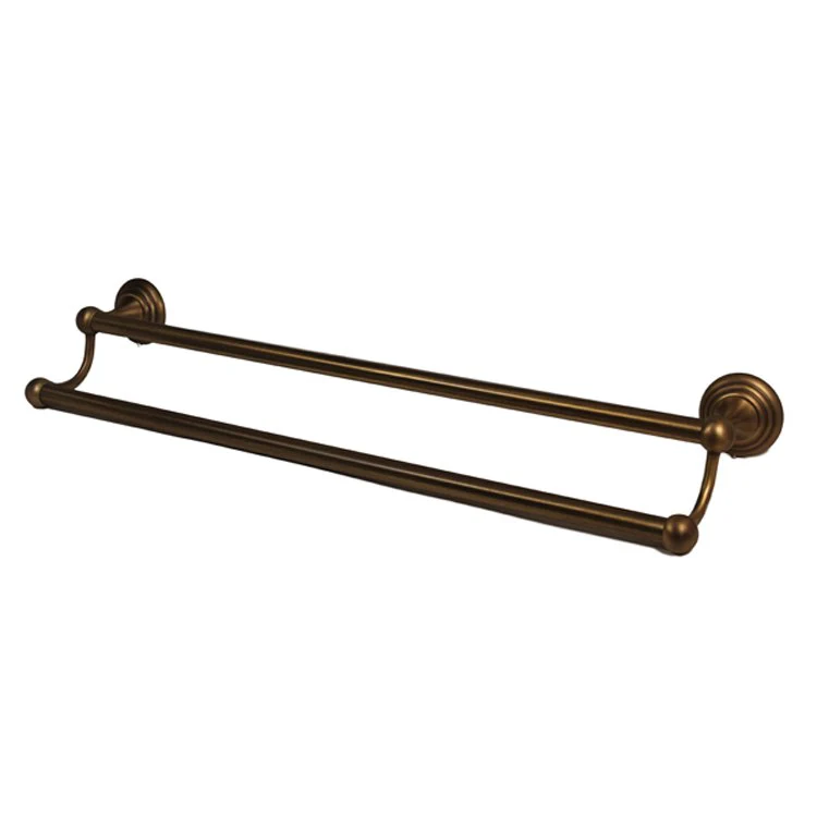 Towel Bar Embassy Bath 24 Inch Double Satin Nickel Brass 5-13/16 Inch - Frankwebs