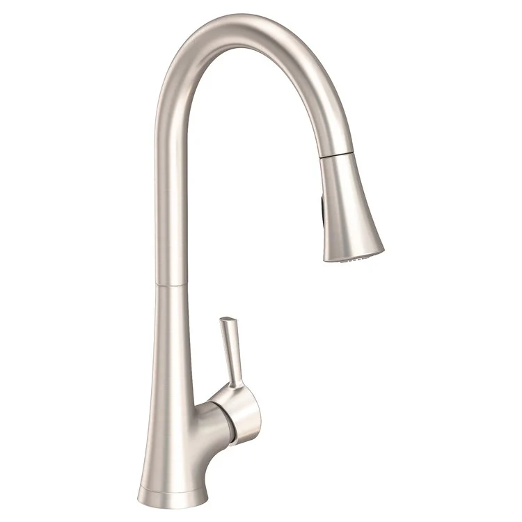 Kitchen Faucet Vespera 1 Lever ADA Matte White Pull Down Spout Height 10 Inch 1.8 Gallons per Minute - Frankwebs