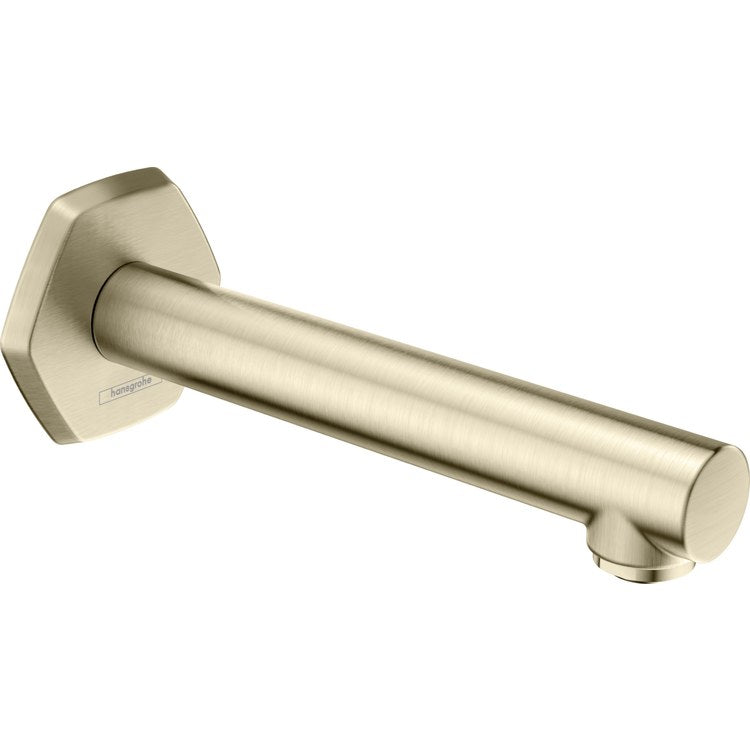 Tub Spout Locarno Less Diverter Polished Nickel 7-3/4 Inch 5.81 Gallons per Minute Brass - Frankwebs