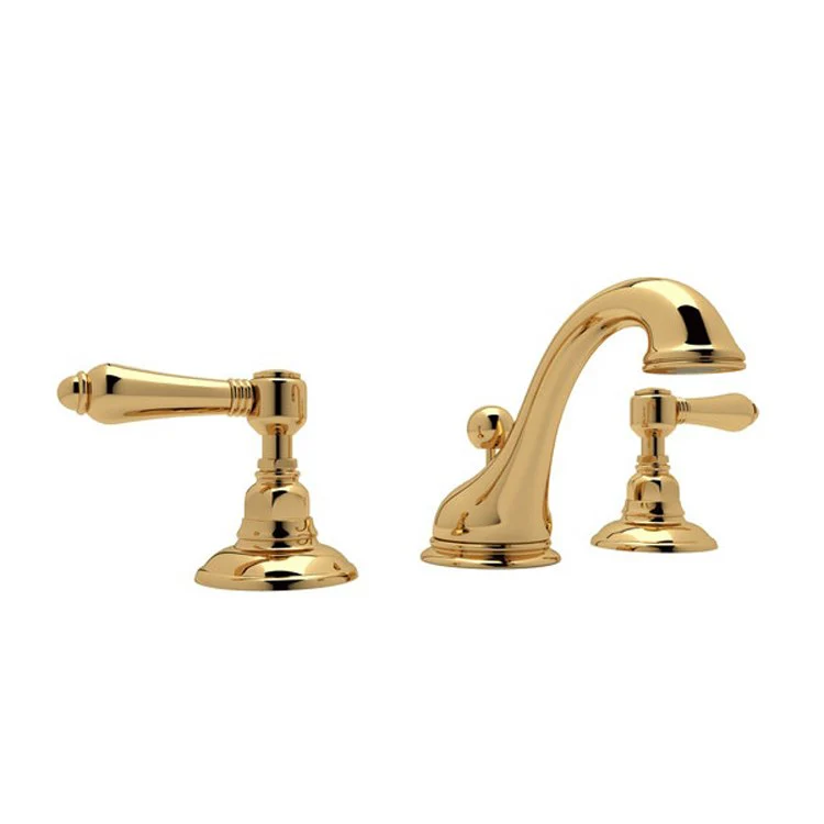Lavatory Faucet Viaggio Widespread 2 Metal Lever Polished Nickel 1.2 Gallons per Minute Column Spout Pop-Up - Frankwebs