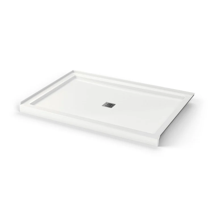 Shower Base B3 Alcove Square Drain White 60 x 42 Inch Acrylic - Frankwebs